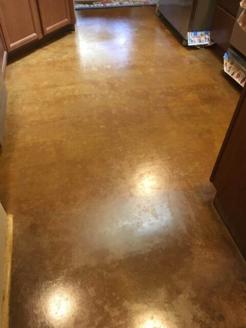 English Red Concrete Stain Gallery