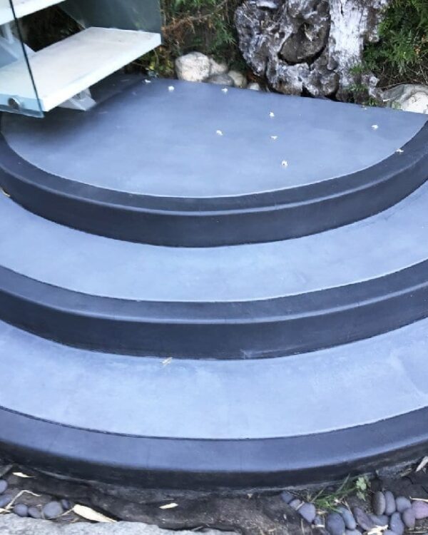 Stained Concrete Steps