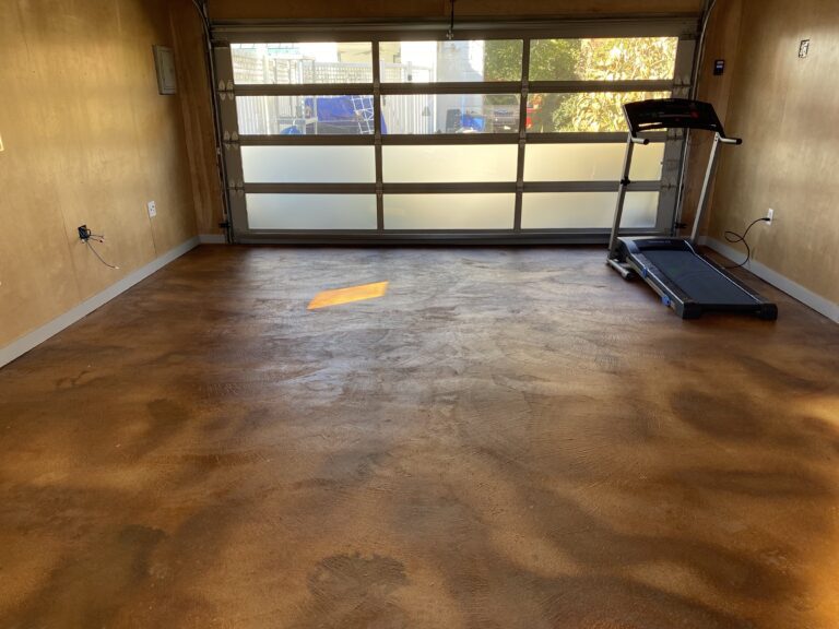 DIY Concrete Stain Garage Floor Gallery & HowTo's