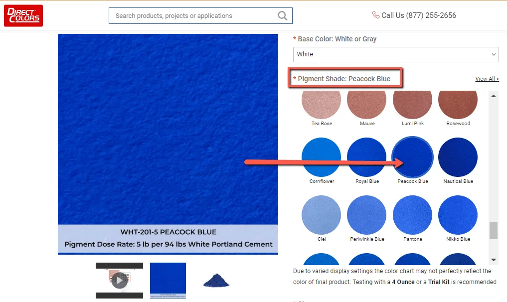 Step 2: Envision your Dream Shade - Explore the color options and select the one that matches your vision.