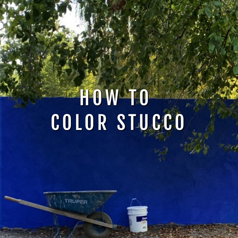 How to Make and Mix Portland Cement Stucco in a Wheelbarrow 