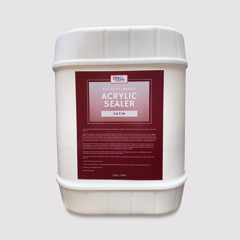 Acrylic Sealer Solvent Satin 5 gal