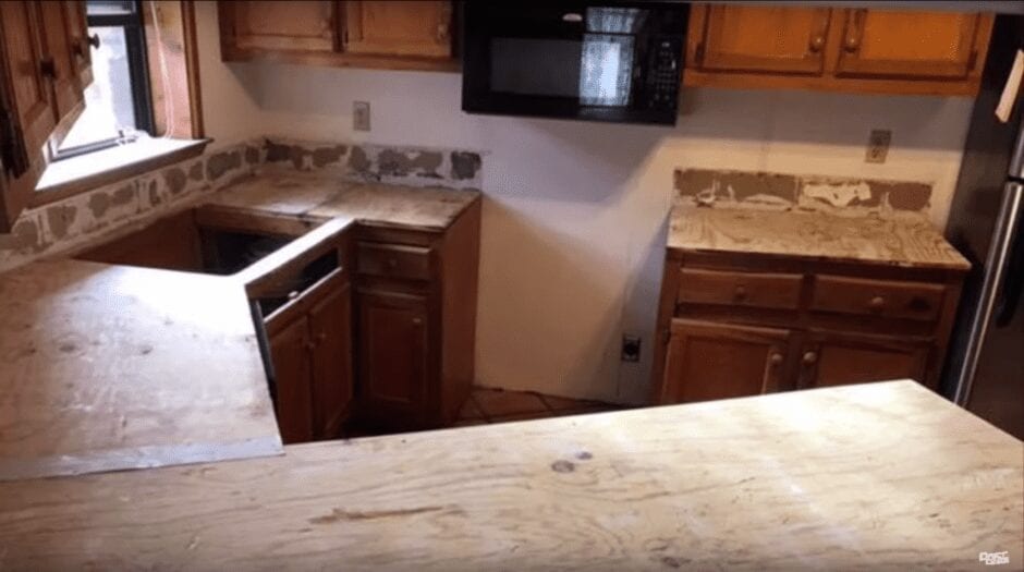 Overlaying a Plywood Countertop Surface