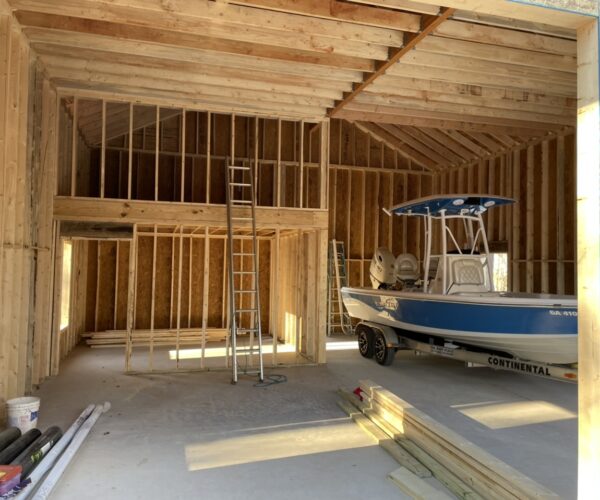 Concrete Garage Floor Boat Storage