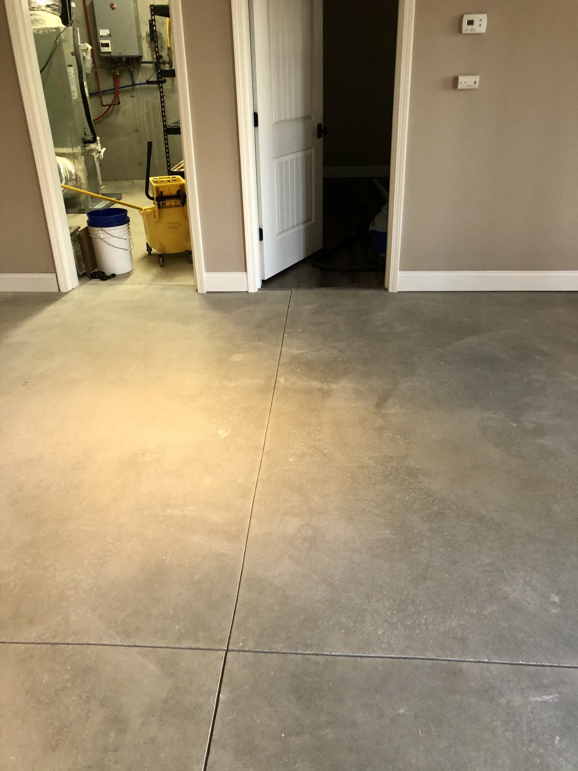 Basement floor