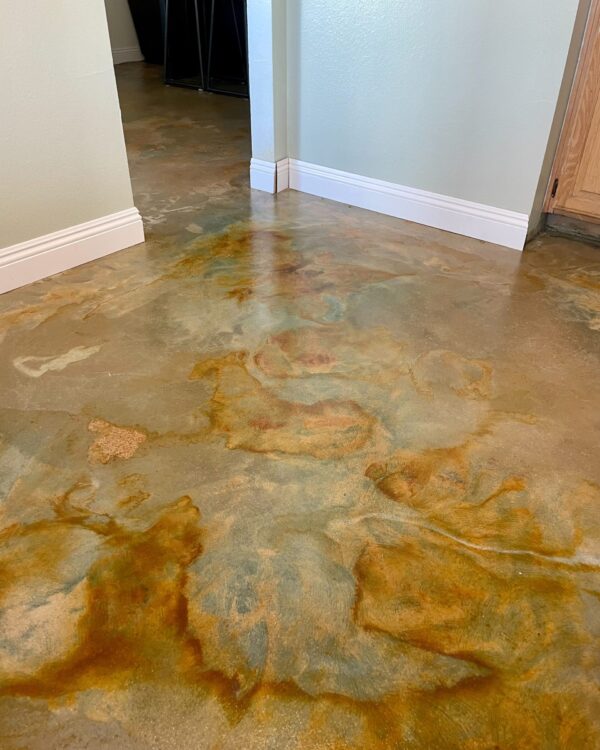 How To Layer Concrete Acid Stain Colors | Direct Colors