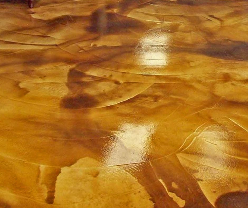Acid Stained Multi-Colored Concrete Floor
