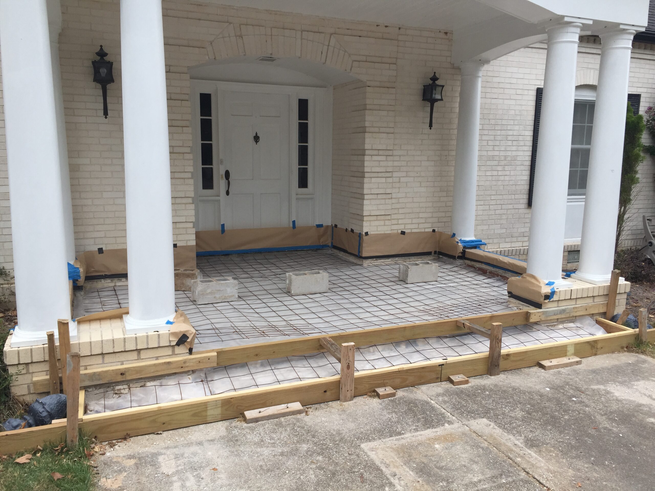 Front porch renovation