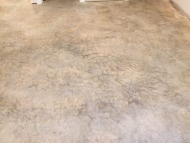 After Hard Trowled Pre-Treatment - Brad Allen Properly cleaned and prepared concrete surface