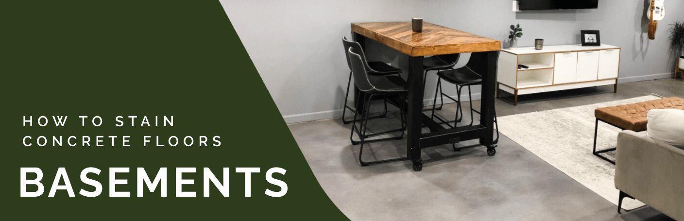 How to Stain Basement Concrete Floors