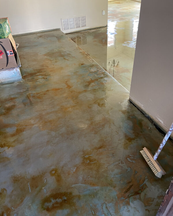 Neutralizing and rinsing Seagrass, Malayan Buff and Cola EverStain Acid Stains Neutralizing and rinsing Seagrass, Malayan Buff and Cola EverStain Acid Stain