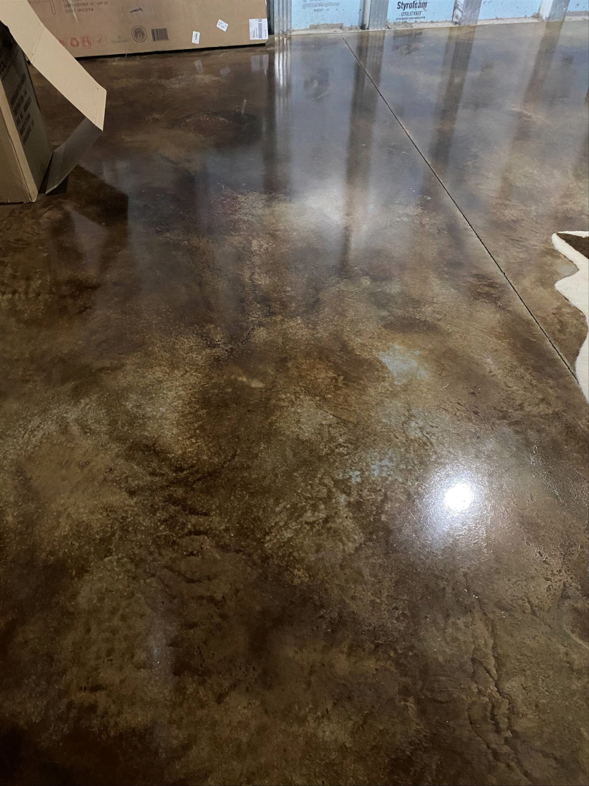 Acid Stained Concrete Floor