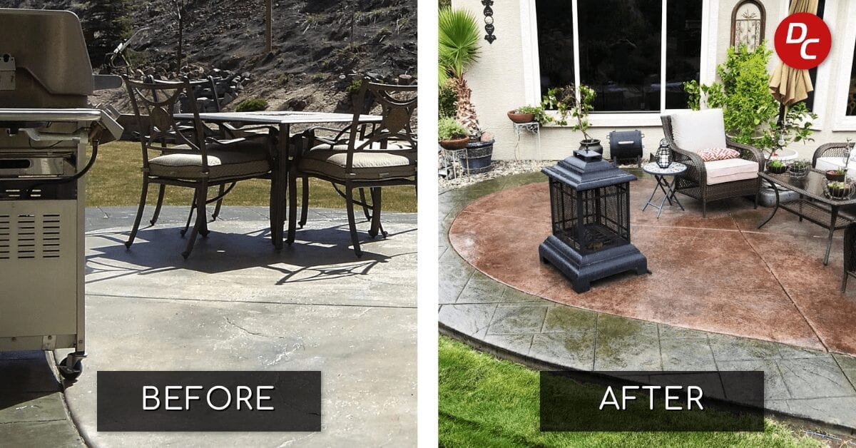 Stained Concrete Patio in 3 Easy Steps Direct Colors