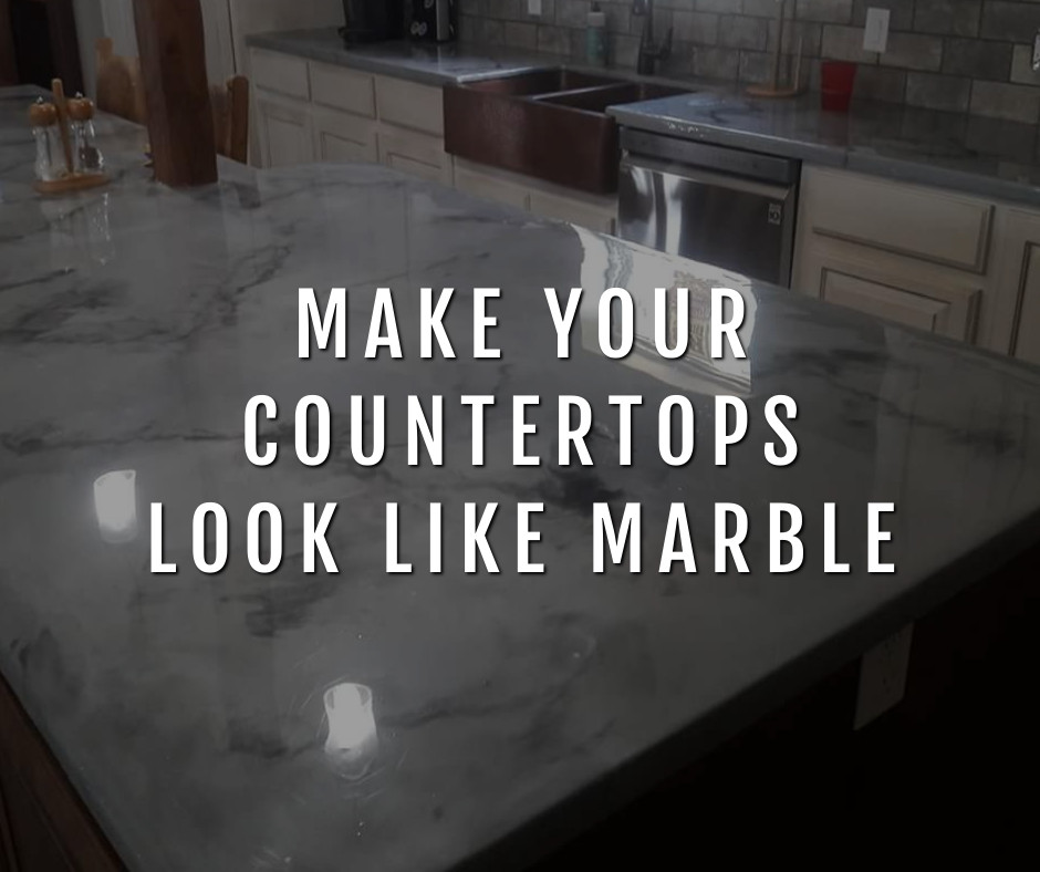 How to Make Concrete Countertops Look Like Marble