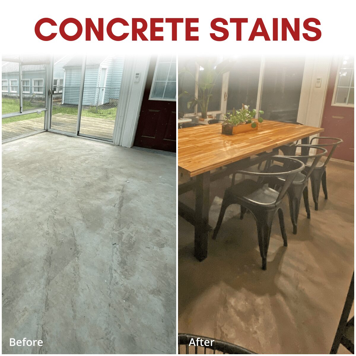 How To Stain Concrete Floors Indoors Yourself Clsa Flooring Guide