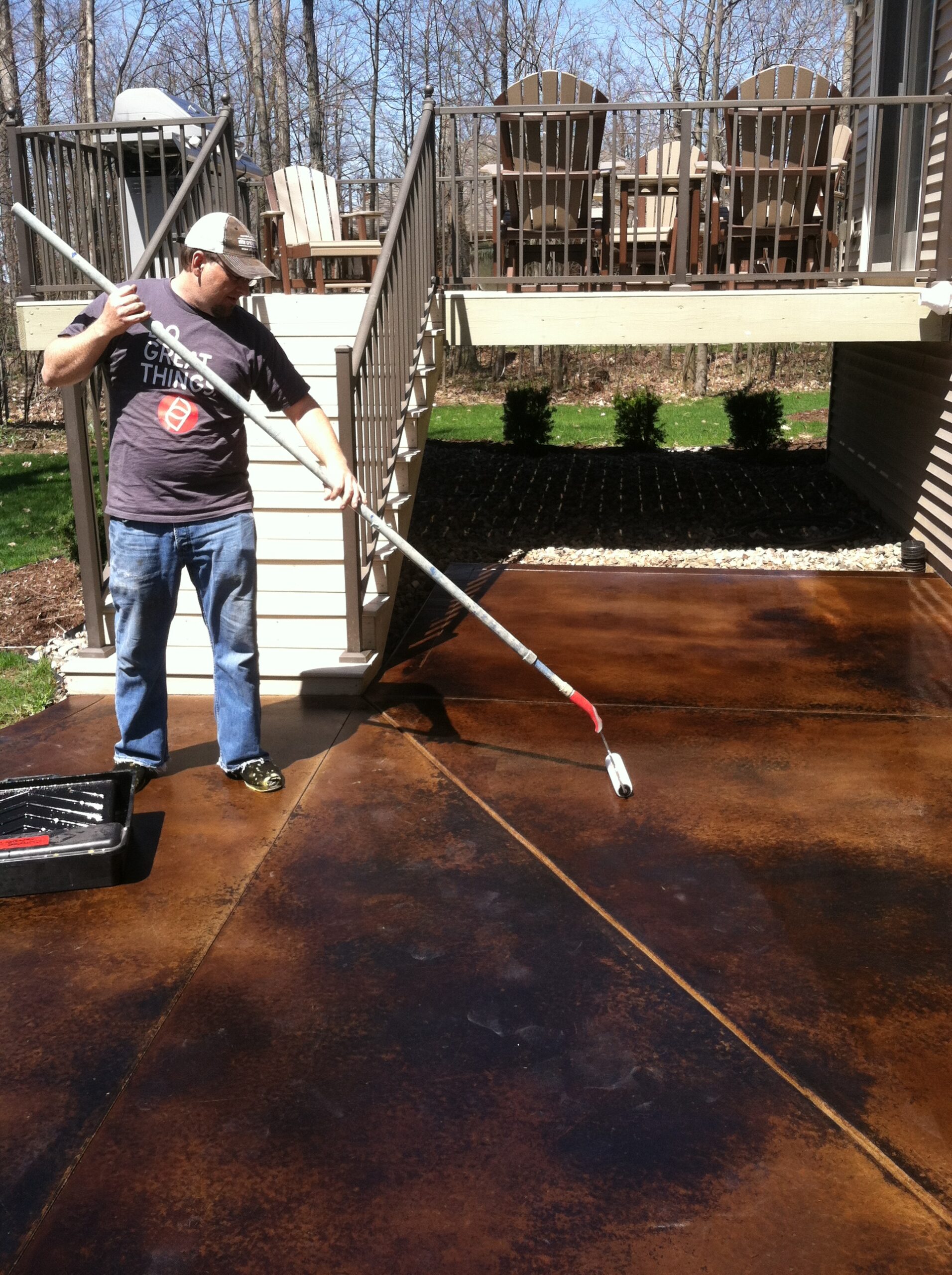 Concrete Sealer Application