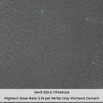 Titanium concrete pigment