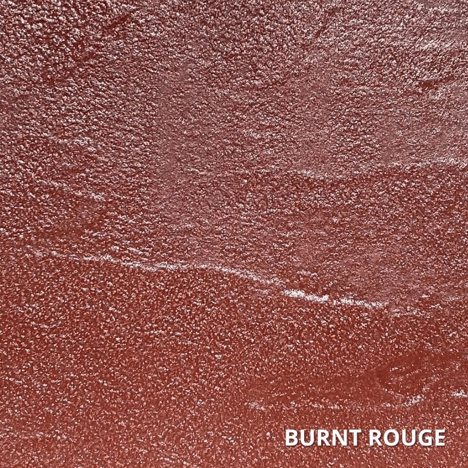 Burnt Rouge Concrete Dye Color Swatch