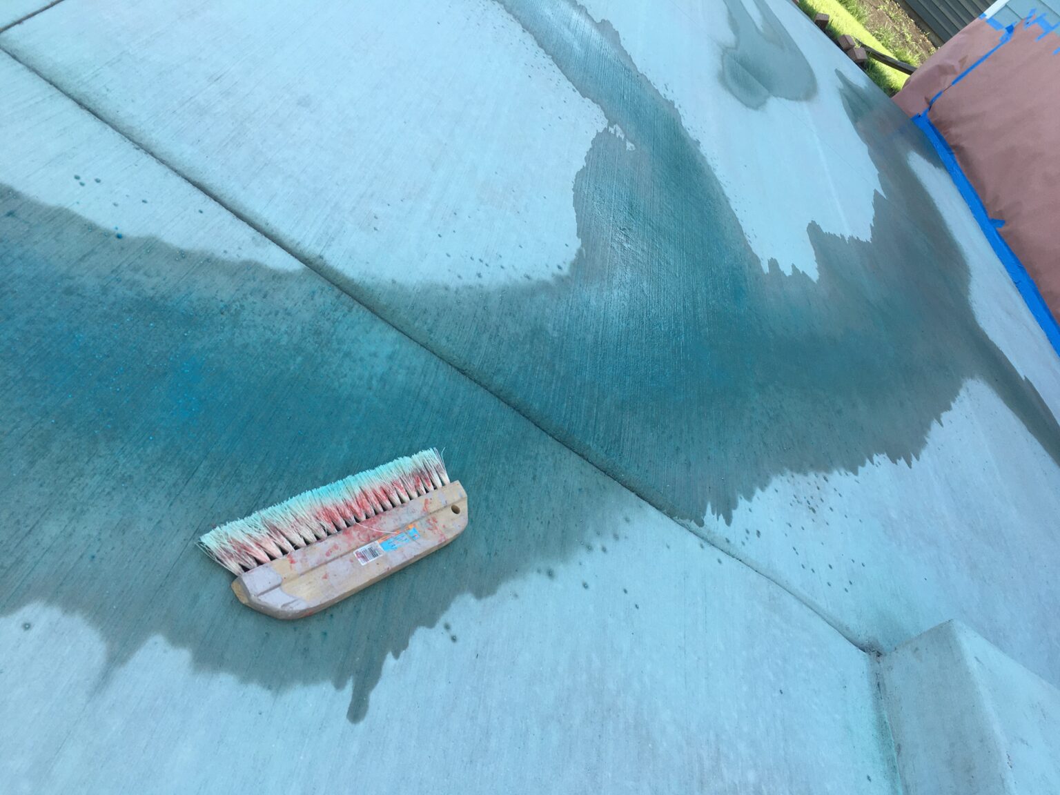 How To Acid Stain a Concrete Patio Direct Colors DIY Home