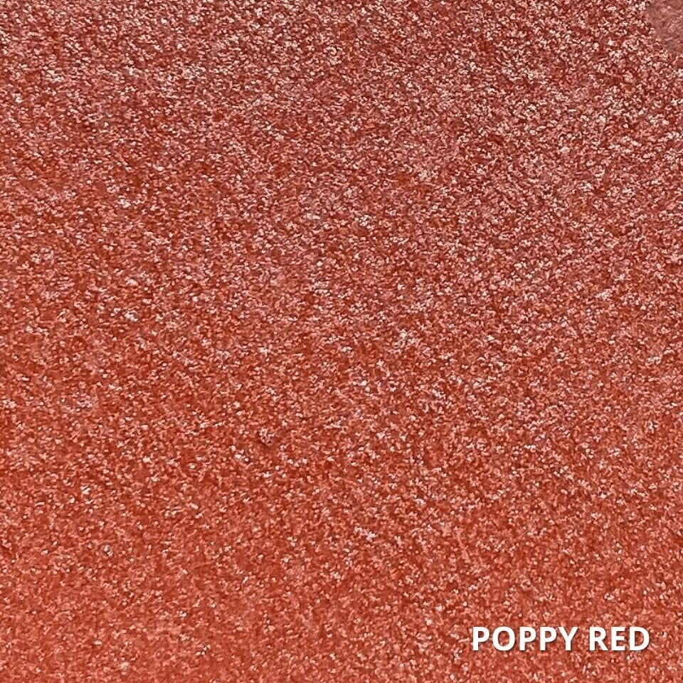 Poppy Red Concrete Dye Color Swatch