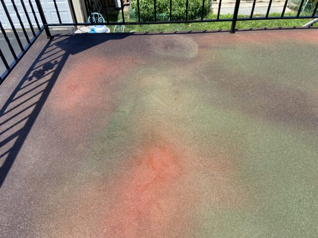 Fixing acid stain color with Portico stains