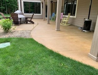 Stained Concrete Patio
