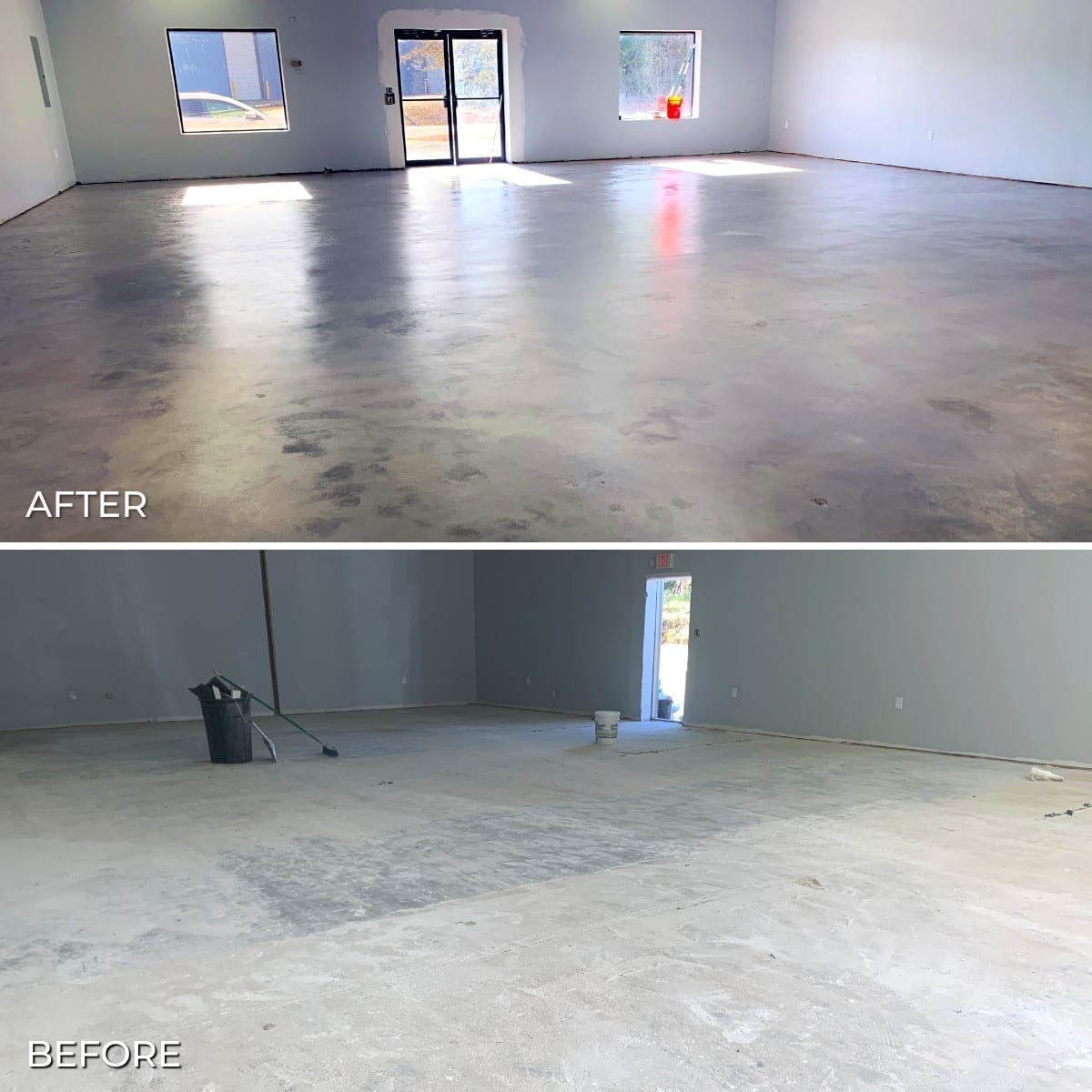 Colored SIlver Gray Tinted Concrete Sealer