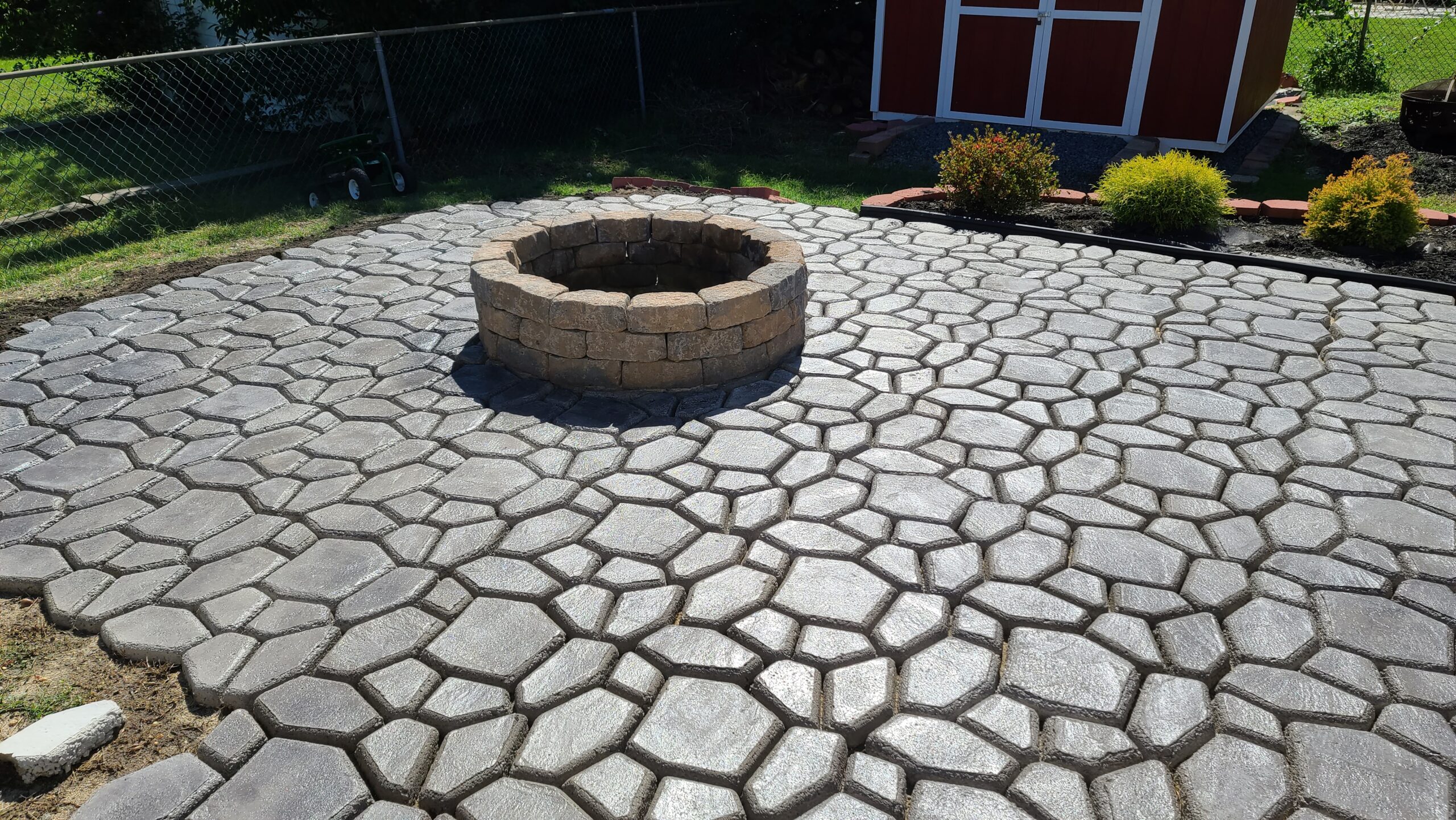 Stained Quikrete WalkMaker patio