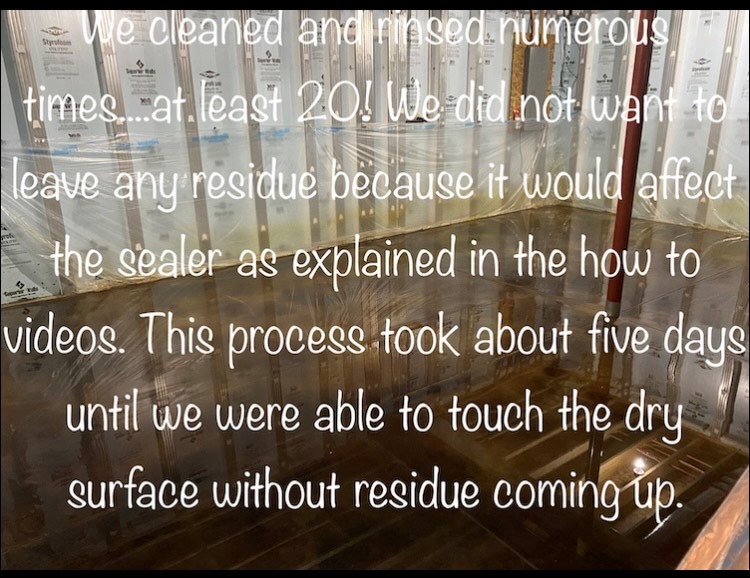 How to Acid Stain Concrete Basement Floors Direct Colors