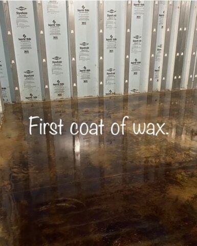 First Coat of Residential Floor Wax