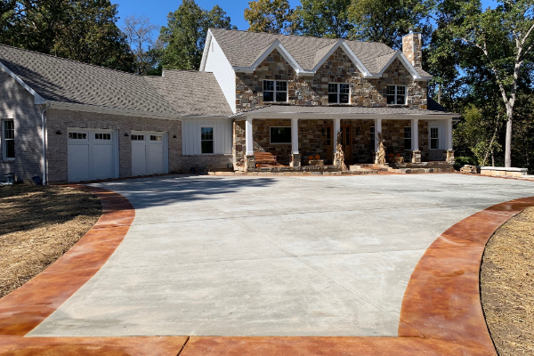 Driveway Brushed Concrete - Cola EverStain-