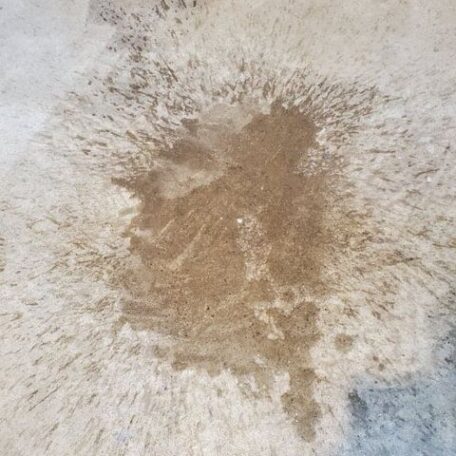 Concrete floor stains
