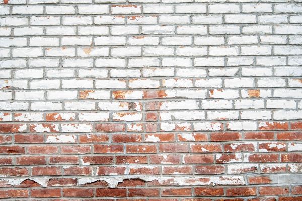 paint on brick wall chips and peels