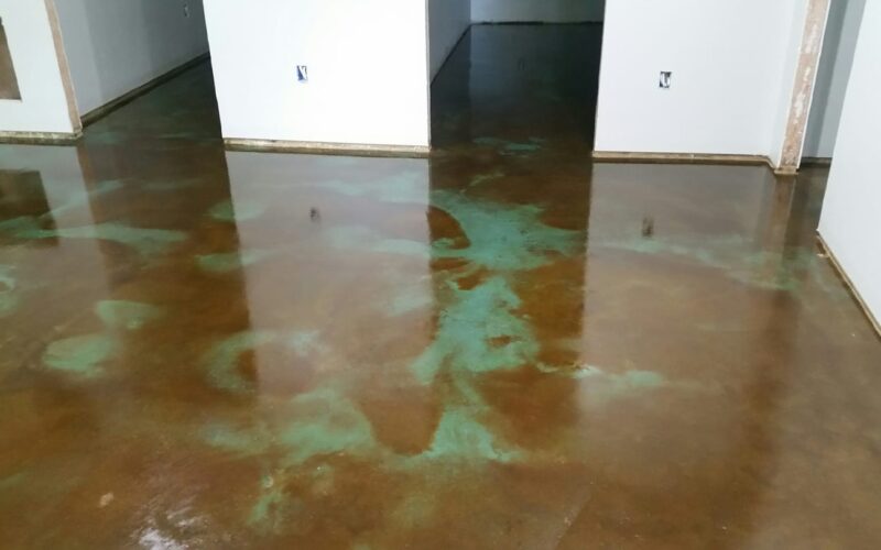 Acid Stain Application