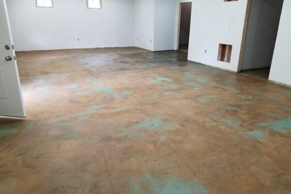 Acid Stained Concrete Floor