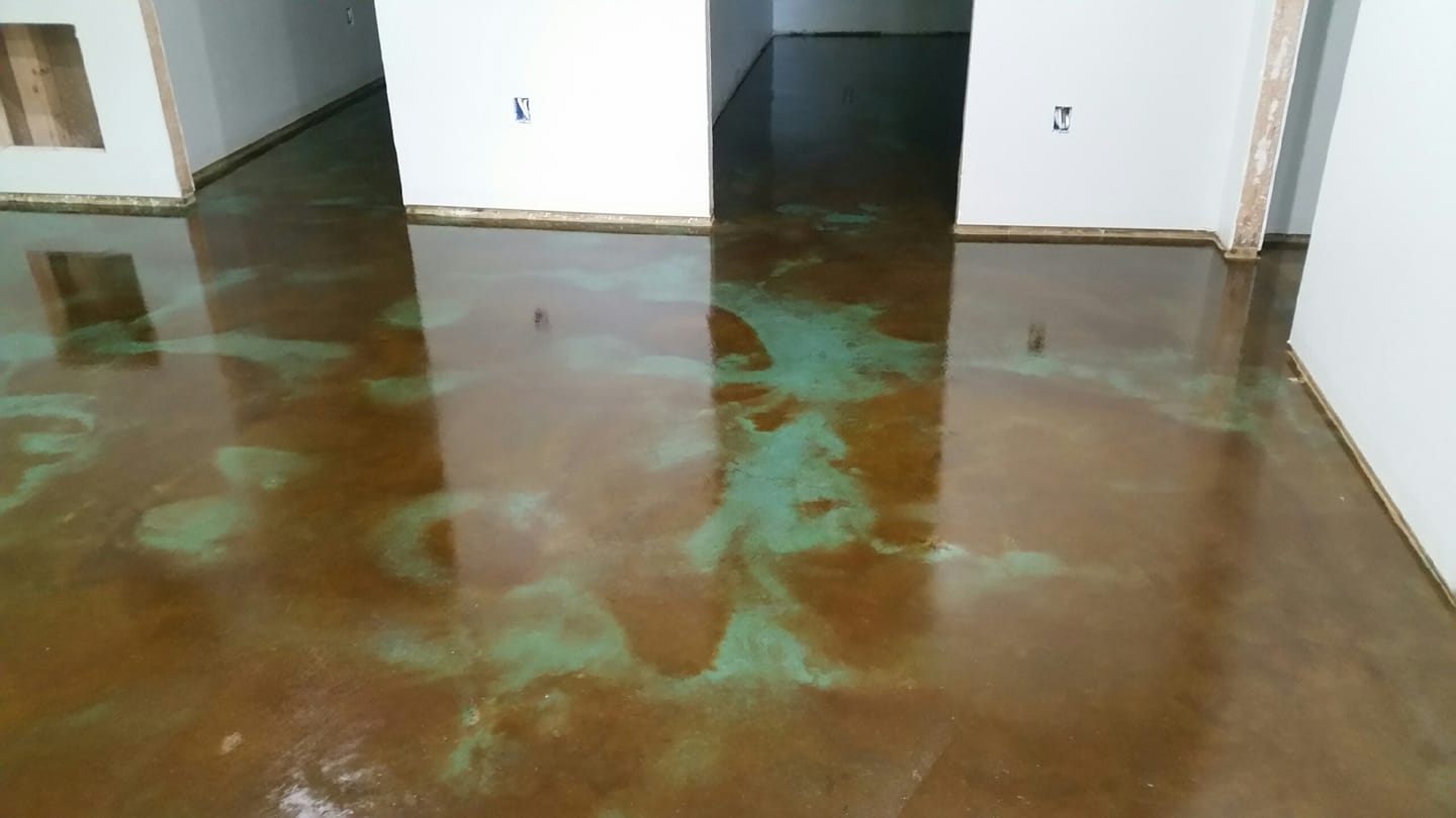 Acid Stain Application