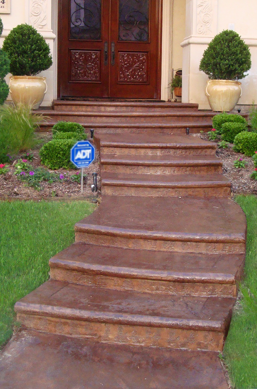 Refinished Patio Steps