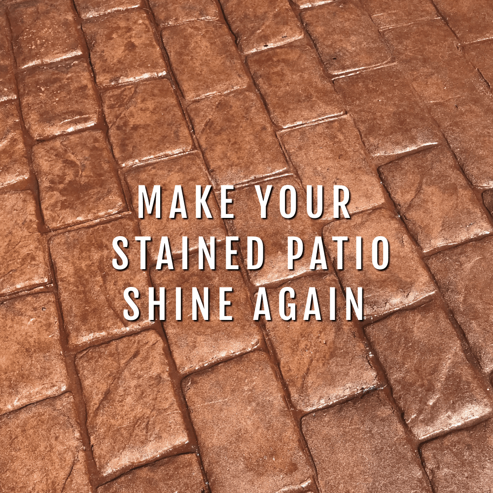 Restoring Shine to Your Stained Concrete Patio