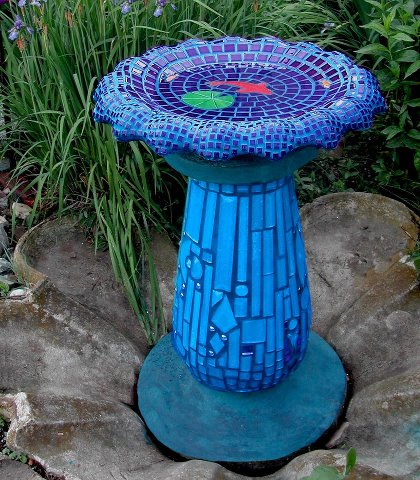 Concrete Bird Bath