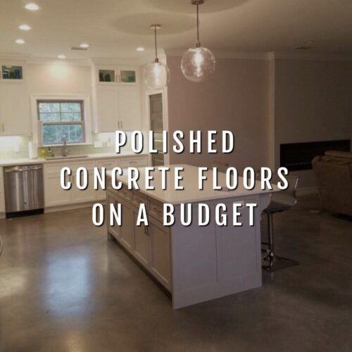 Polished Concrete Floors on a Budget