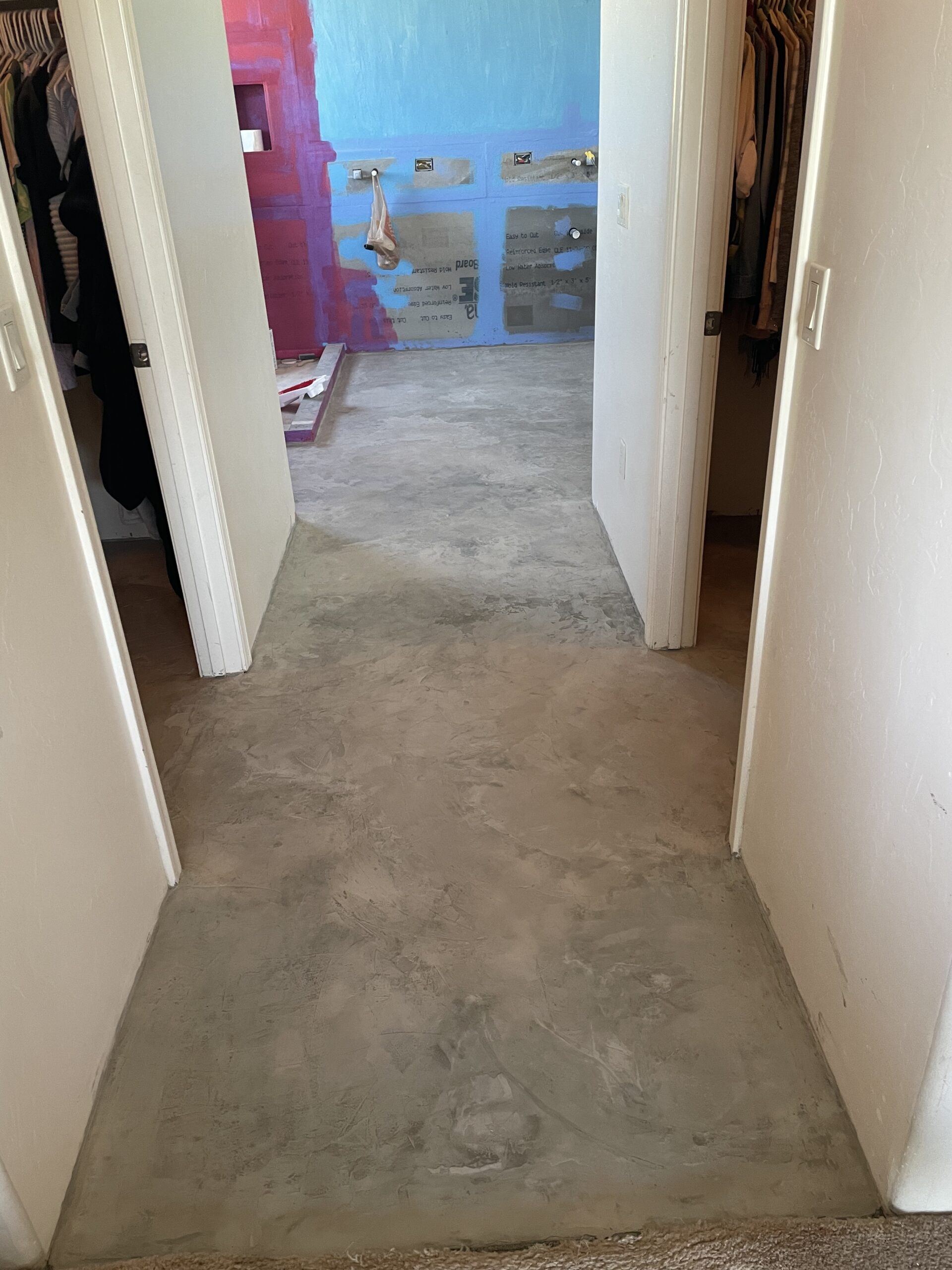 Overlay on Concrete Floor