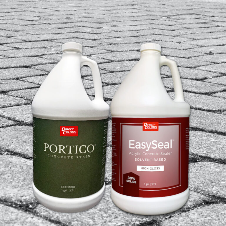 Staining Concrete Pavers How to Guide Direct Colors