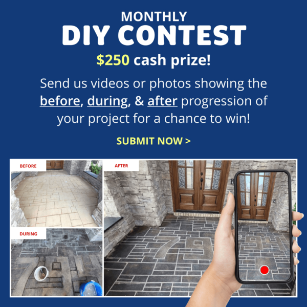 diy concrete stain contest