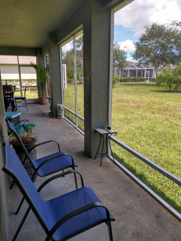 Concrete Sunroom Floor