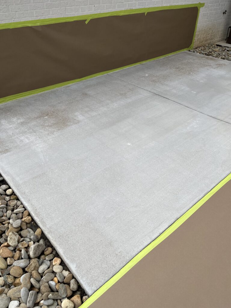 Inspiring Stained Broom Finish Concrete Projects