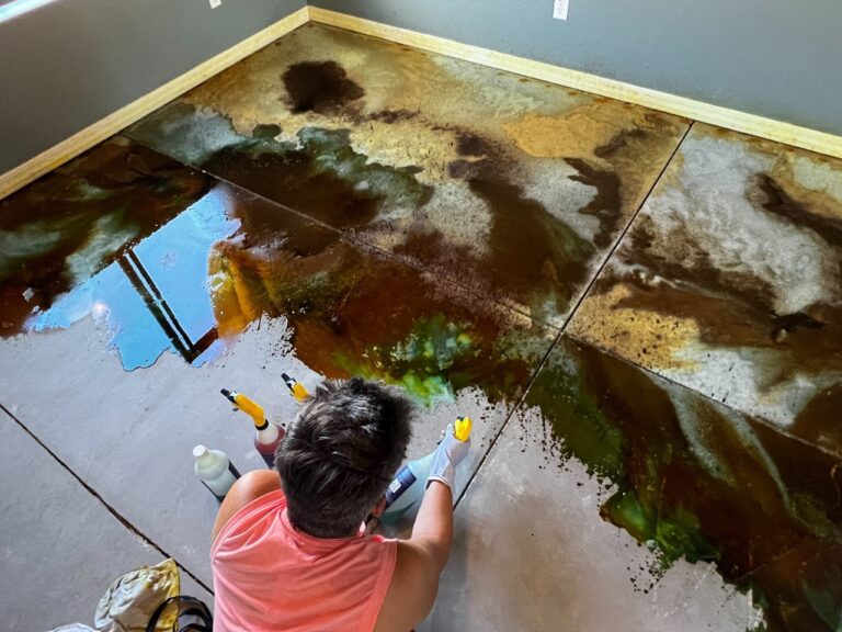 Acid Stained Concrete Floors | Direct Colors