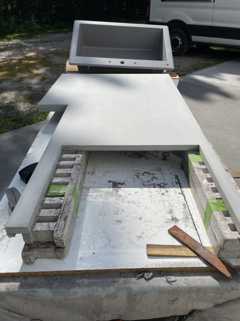DIY Poured Concrete Countertop A StepbyStep Guide