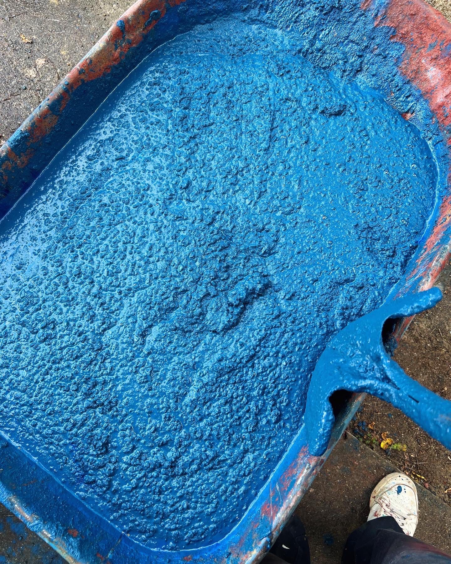 Concrete Pigment For Coloring Cement Overlays Stucco Grout   Concrete Pigment 201 Prairie Blue Edgar Hernandez 