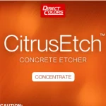 CitrusEtch™ concrete etcher