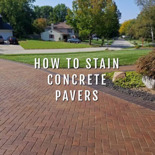 Staining & Sealing Concrete Brick Pavers: Tips & Inspiration